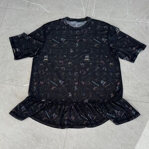 Pop Art Mesh Bikini Coverup